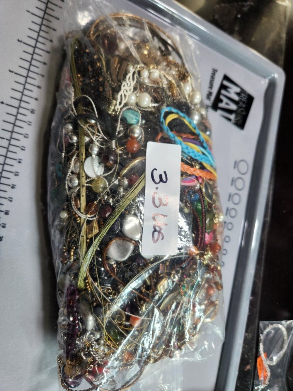 3.3lbs Bulk Tangled Jewelry